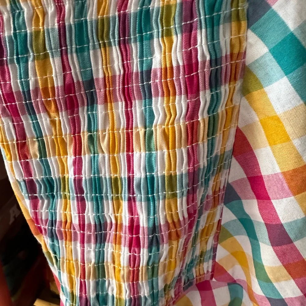 Multicolor Plaid Women's Dress - Picture 6 of 6